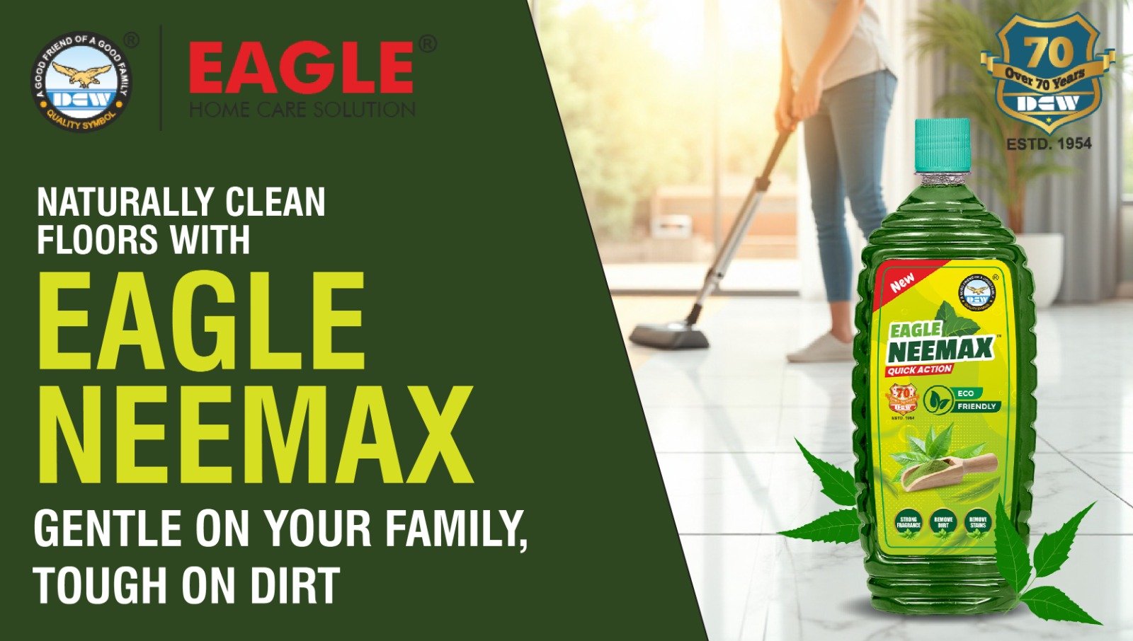 Naturally Clean Floors with Eagle Neemax