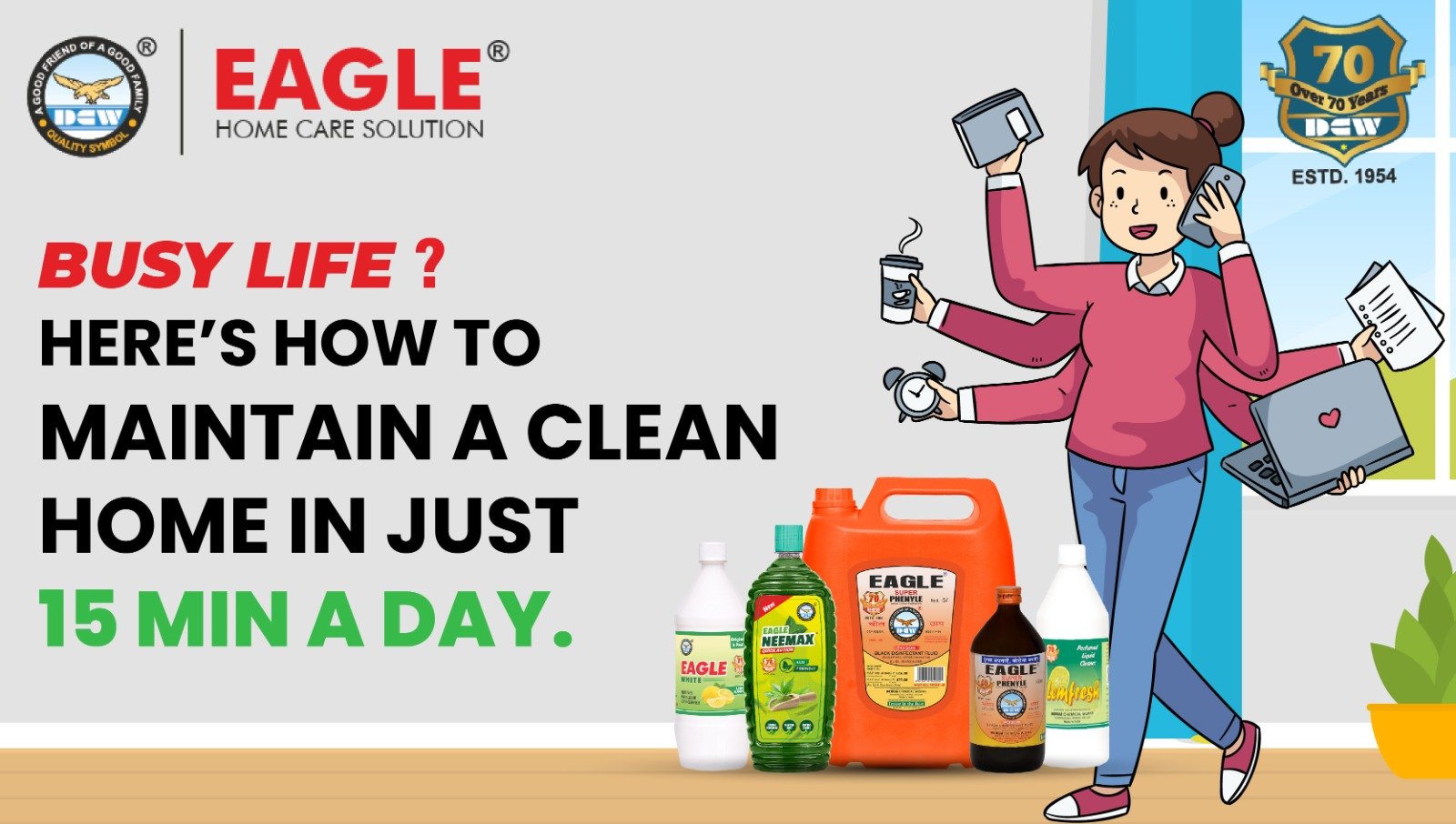 How to Maintain a Clean Home in Just 15 Minutes a Day
